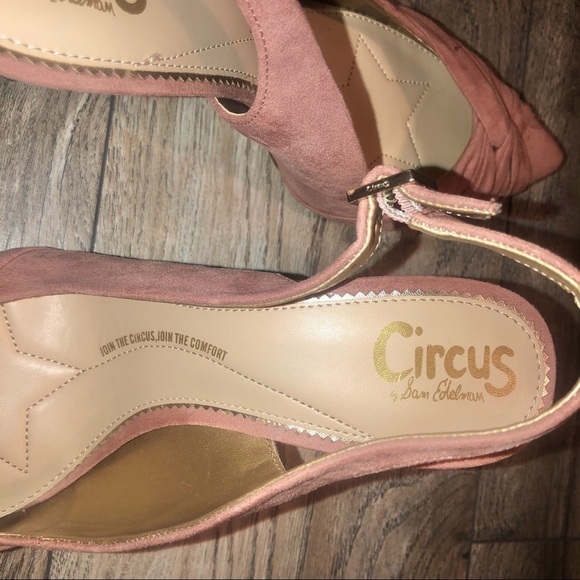 NWOB Circus by Sam Edelman Manuela Pink Suede Heel - Picture 7 of 13